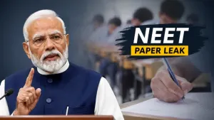 NEET पेपर लीक में कौन होगा सजा का हकदार? पीएम मोदी ने छात्रों से किया बड़ा वादा NEET पेपर लीक में कौन होगा सजा का हकदार? पीएम मोदी ने छात्रों से किया बड़ा वादा