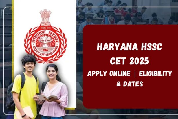 Haryana HSSC CET 2025