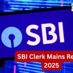 SBI Clerk Mains Result 2025