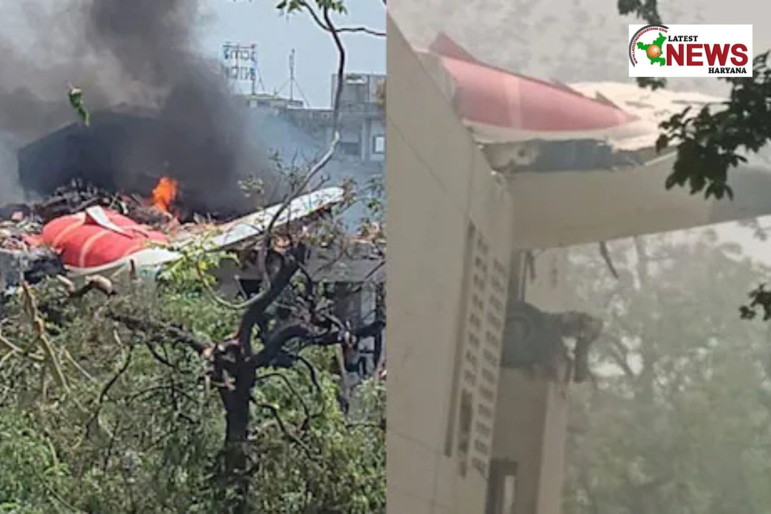 Ahmedabad Plane Crash: Air India Flight Crashes Near Meghani Nagar, Many Dead