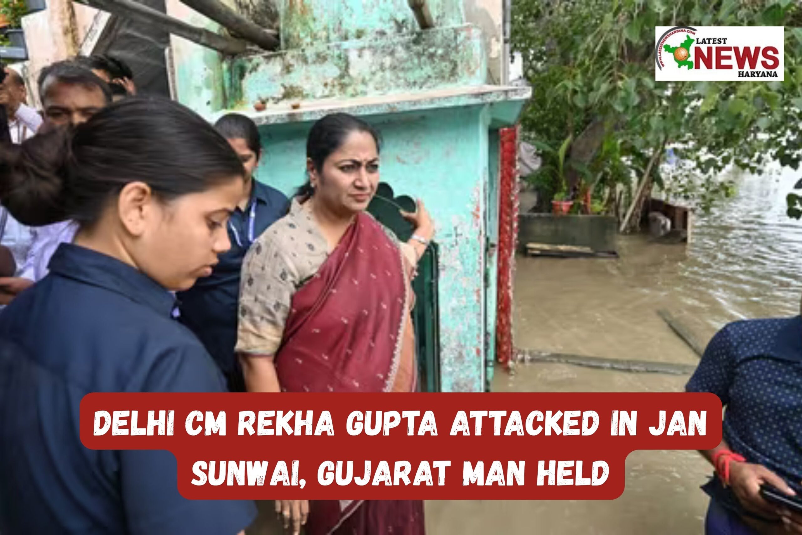 Delhi CM Rekha Gupta Attacked During Jan Sunwai: बड़ा हंगामा, गुजरात के शख्स की पहचान